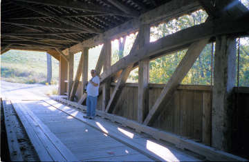 Knapps Bridge. Photo by N & C Knapp, September, 2005